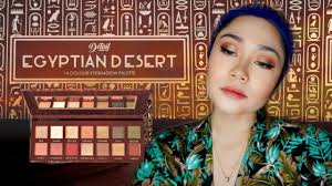 egyptian desert eyeshadow makeup look