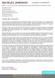 lateral attorney cover letter sles
