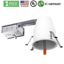 Sunco Lighting 1 Pack 4 Inch Remodel Led Can Air Tight Ic Housing Recessed Lights Led Downlight For Retrofit Kit Electrician Prefered Ul Listed And Title 24 Certified Tp24 Walmart Com Walmart Com