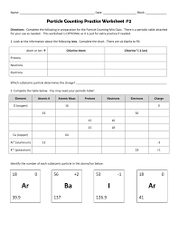 Particle Counting Practice Worksheet 2