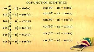 cofunction idenies in trigonometry