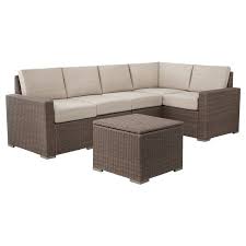 Patio Sectional Seating Furniture Set