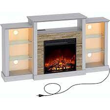 Rolanstar Fireplace Tv Stand With Led