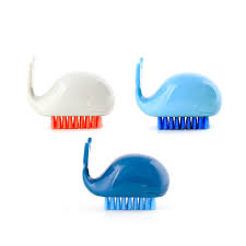 whale nail brush hase weiss