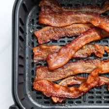 crispy air fryer bacon detoxinista