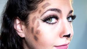 how to do easy giraffe halloween makeup