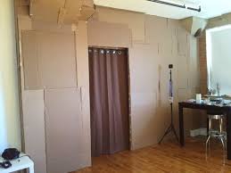 Cardboard Wall Is Surprisingly Well