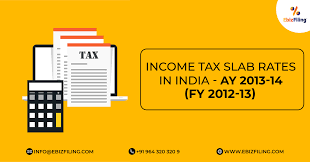 income tax rates slab for fy 2016 13 or