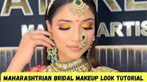 maharashtrian bridal makeup tutorial