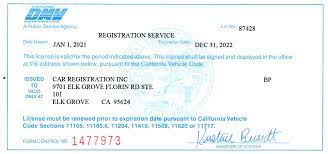 On your registration certificate, you will see. Our License Car Registration