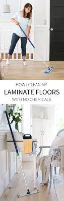 how i clean laminate flooring with no