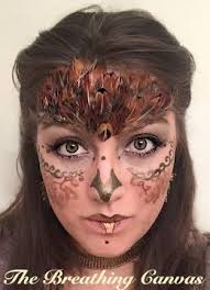 greek dess athena owl fantasy makeup