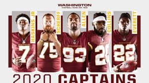 Washington football team collectibles are at the official online retailer of the nfl. Washington Football Team Announces Captains For The 2020 Season