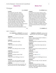 romeo and juliet full text plain english and original pages  romeo and juliet full text plain english and original