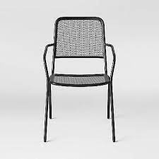 Metal Mesh Patio Stack Chair Room