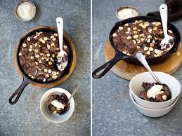 Molten Chocolate Brownies Baked In A