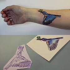 Sasha Uni Swan Tattoo Bluebird Tattoo