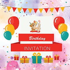 birthday invitation png transpa