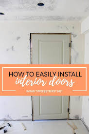 how to install an interior door