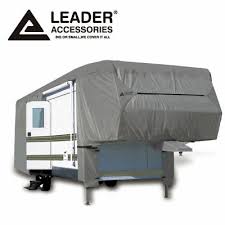 5th wheel travel trailer covers. Leader Accessories 5th Wheel Rv Trailer Cover Fits 33 37 3 Layer Polypropylene Automotive Covers Ekoios Vn