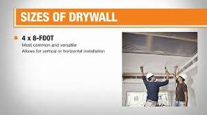 types of drywall the
