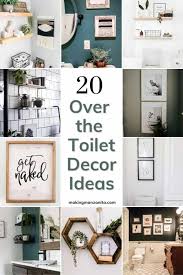 20 Above Toilet Decor Ideas For Your