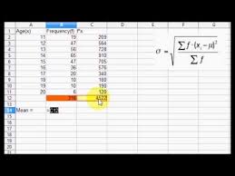 Standard Deviation Simple Definition Step By Step Video