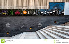 Place Des Arts Exterior Stairs Editorial Image Image Of