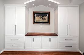 Custom Built In Counter Top Wall Unit