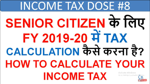 income tax calculator for senior