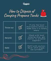how to dispose of cing propane tanks