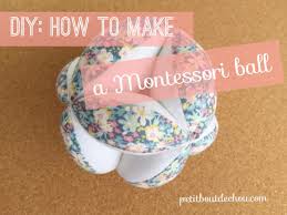 diy how to make a montessori ball