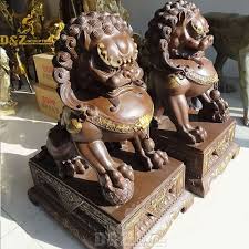 Outdoor Chinese Foo Dog Statues For