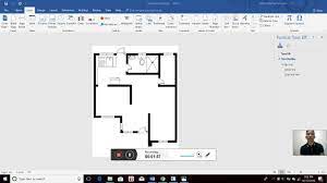 how to make a floor plan in ms word