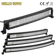 Hello Eovo 22 32 42 52 Inch Curved Led Light Bar For Work Indicators Driving Offroad Boat Car Tractor Truck 4x4 Suv Atv 12v 24v High Power Led Work Light Led And