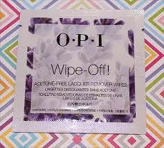 opi wipe off acetone free lacquer