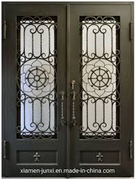 fancy design security front iron doors