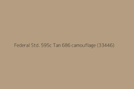 federal std 595c tan 686 camouflage