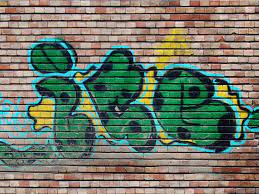 Free Graffiti Image Painted On Brick