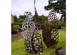 Stainless Steel Garden Sculptures From