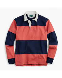 j crew 1984 rugby shirt in broad stripe