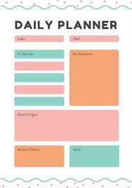 Customize 94 Daily Planner Templates Online Canva