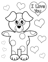 Happy father's day papa coloring page. Love Coloring Pages Puppy Love Hearts Coloring4free Coloring4free Com