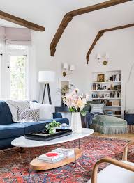 our modern english tudor living room