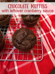 with leftover cranberry sauce