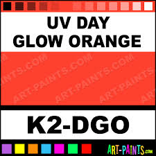 Uv Day Glow Orange Uv Day Glow Body Face Paints K2 Dgo
