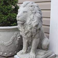 Lion Statue Statue Concrete Art