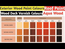 Wood Varnish Colours Roof Paint Colurs