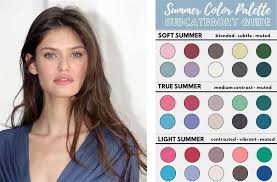 soft summer color palette season s