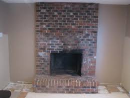 remodeled brick fireplace